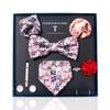 High-End Wedding Groom Tie Pocket Towel Corsage Gift Box Set Men'S Tie