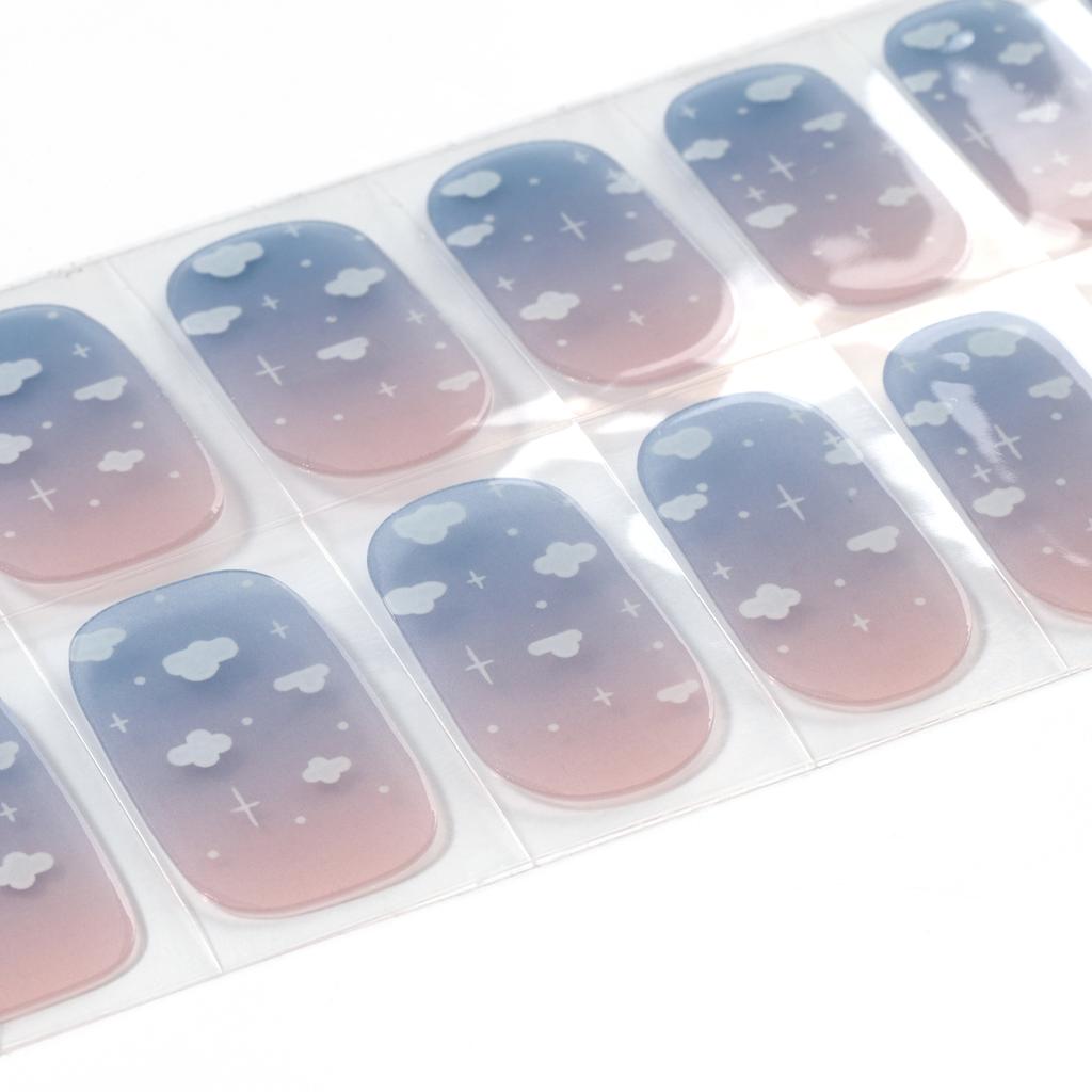 Waterproof gel manicure stickers, manicure phototherapy stickers, gel stickers for semi-baked nails