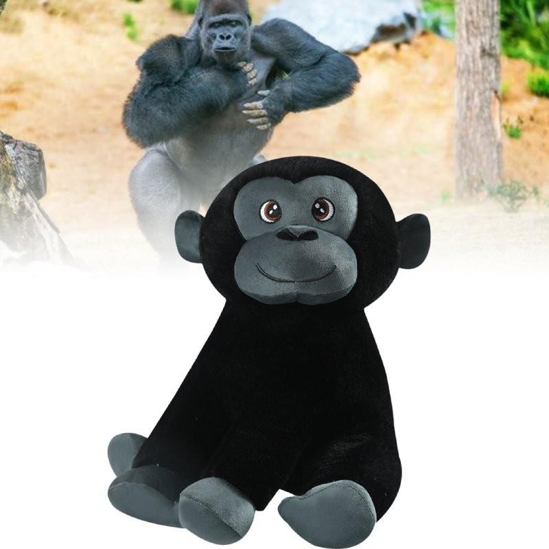 Adorable Plush Gorilla Toy With Soft Short Velvet Fabric Perfect For Kids Birthday Gift