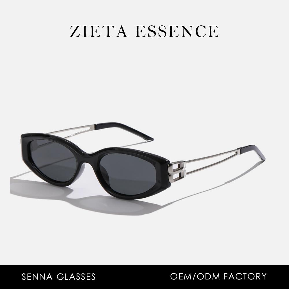 Retro G Cat Eye Sunglasses Futuristic Sunglasses Loop Single Sister Concert Sunglasses
