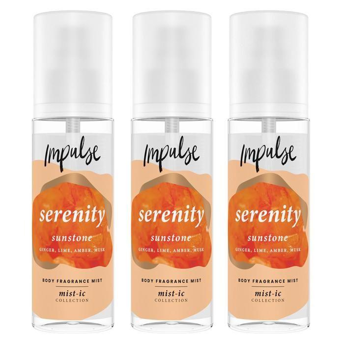 Brume Corporelle - Impulse - Serenity - 150ml - 3 Pack - Parfum Fruité