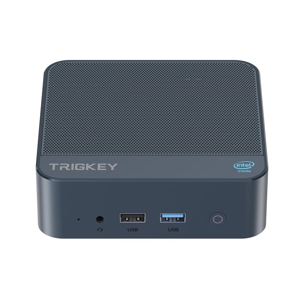 Mini-PC Neueste Twin-Serie bis zu TRIGKEY Key N Mini 16GB 500GB SATA Schnell-WLAN 5 BT USB N150, Intels Lake-N (4C/4T, 3,6 GHz), PC, DDR4, M.2 SSD,