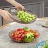Nuovo Piatto di Frutta in Plastica Soggiorno Tavolino da Caffè Vassoio per Caramelle Porta Snack Porta Frutta Piatto da Dessert Cesto Porta Noci Decorativo per la Casa