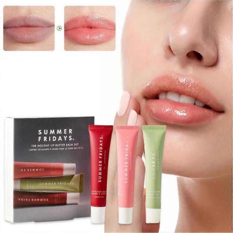 Lip Butter Balm Tinted Moisturizing Sugar Flavor All Day Hydration Natural Color Gloss For Dry Lips