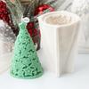 3D Geometric Christmas Pine Tree Candle Molds Silicone DIY Pine Cone Aromatherapy Candles Making Resin Molds Home Decor Supplies