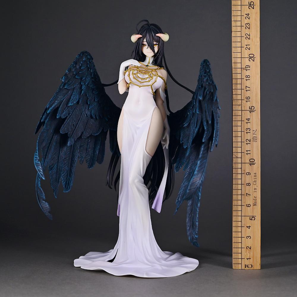 24CM Overlord Figure Albedo Animation Girl POLYVINYL CHLORIDE Action Figure Plaything Albedo OVERLORD Game Statue Adult Collector Miniature Figure No Retail Box