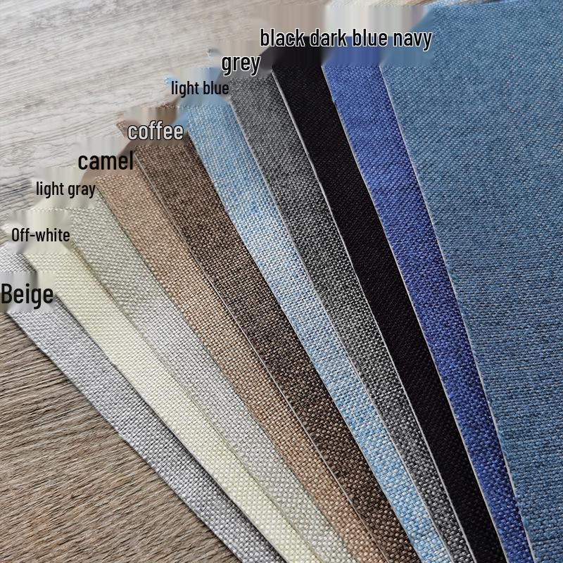 Linen-Like Self-Adhesive Cloth Repair Patch for Curtains & Tablecloths