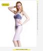 Qinghe 912 8D Sheer Oily Stockings with Tube Top Dress, Tight Mini Skirt Cheongsam, and Ultra-thin Transparent Design