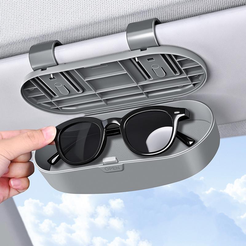 2026 Chaud Pour Volkswagen VW Volkswagen Boîte à Lunettes de Voiture Porte-Lunettes de Soleil de Voiture Étui de Rangement pour Pare-Soleil Pour VW Golf T-ROC Atlas Caddy