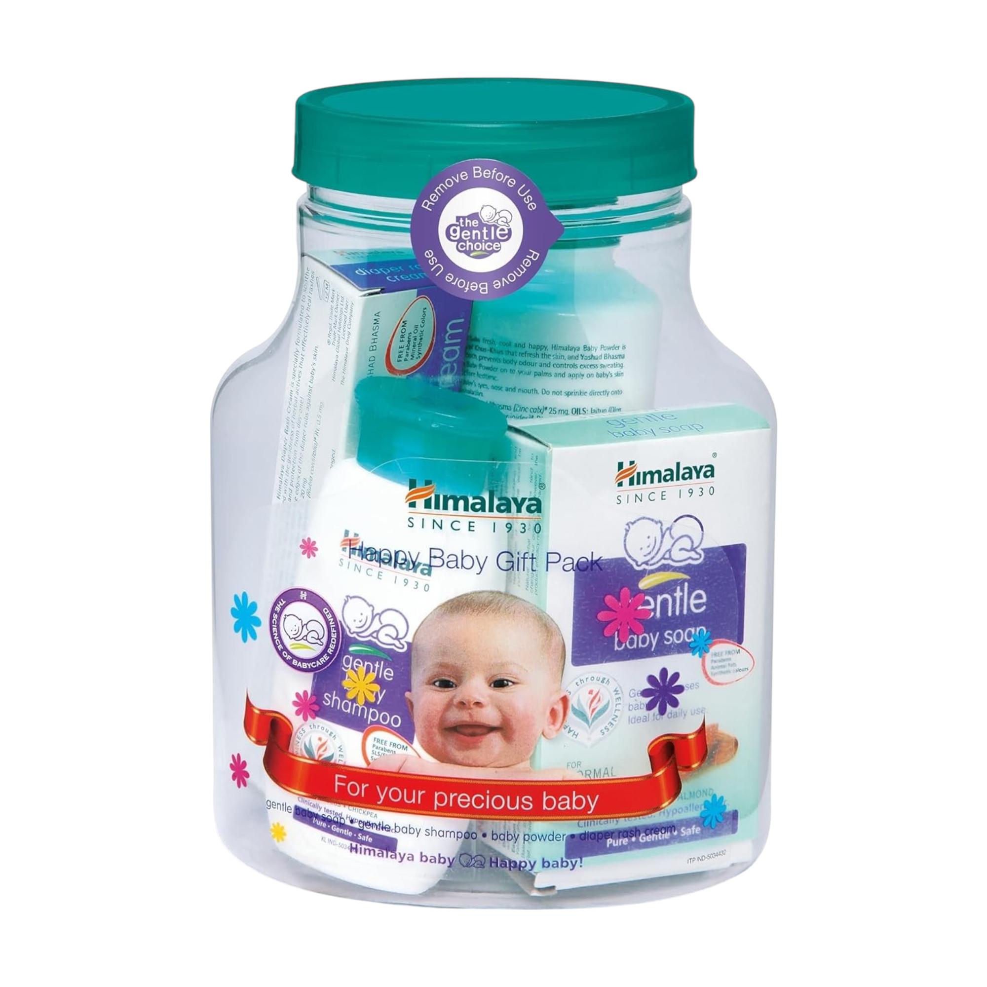 

Himalaya Herbals Babycare Gift Jar With Shampoo Soap Powder Rash Cream 4 Count Newborn Safe