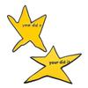 Goofy Star Brooch - You Did It! Funny Meme Badge