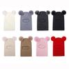 Bommel Baby Wintermütze Schal Einteiler Kinder Strickmütze Warme Ohren Hals Kinder Motorhaube Säuglingsmütze für Mädchen Jungen 1-5 Jahre