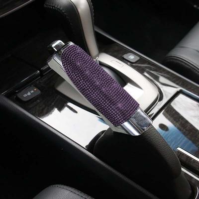 Universelle Kristall-Autohandbremsabdeckungen Anti-Rutsch-Automatikschaltknauf-Manschetten Bling-Diamant Auto-Innenzubehör für Frauen