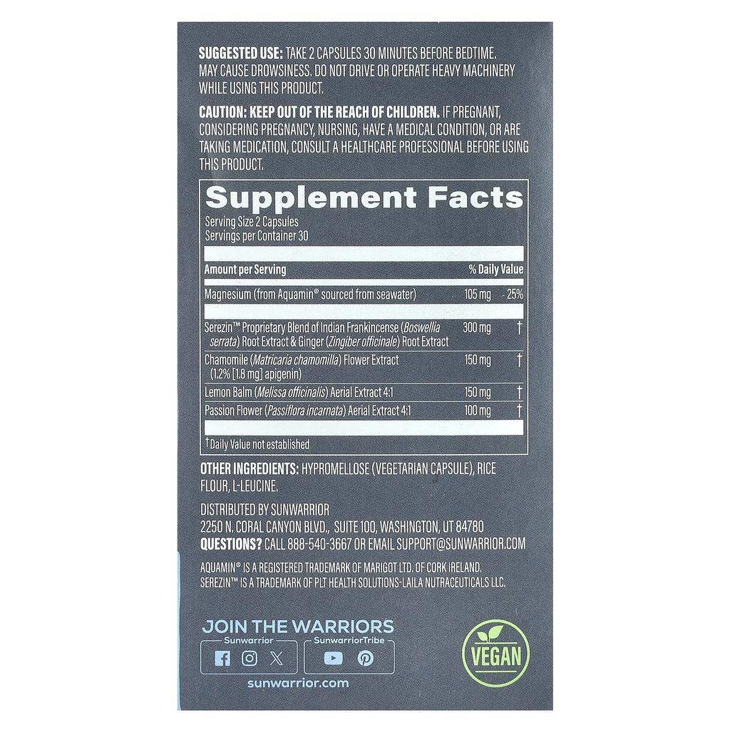 Nighttime Sleep & Restore, 60 Veggie Capsules