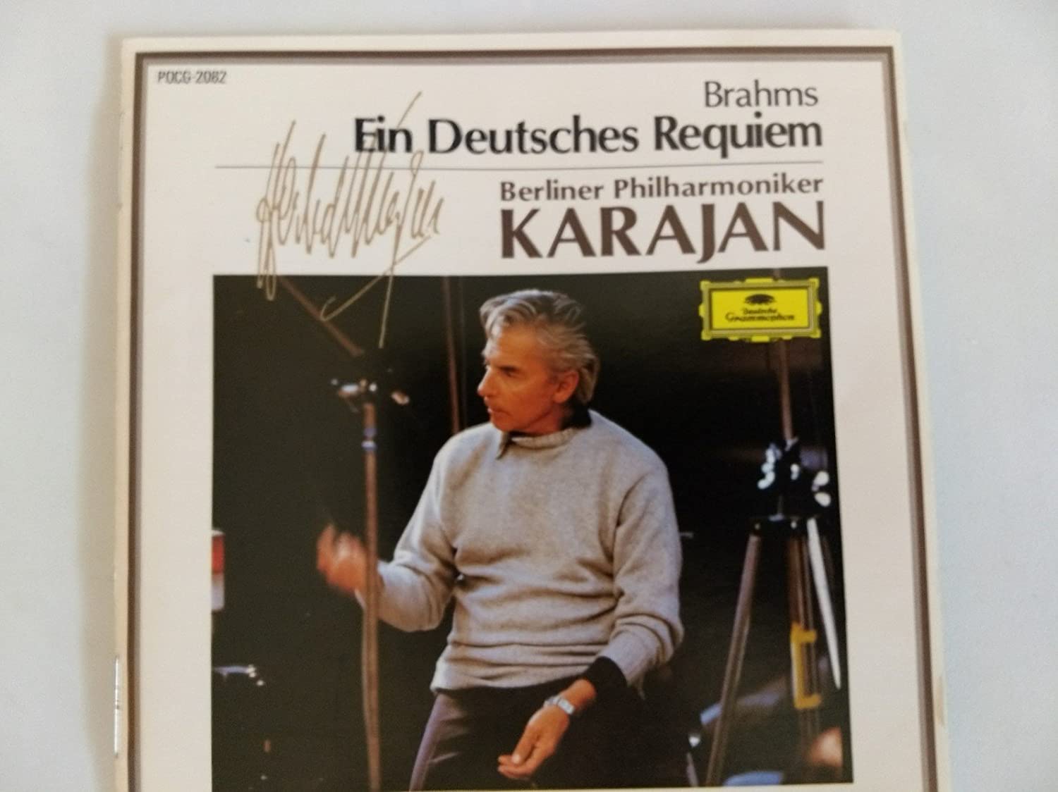 

CD KARAJAN Brahms A German Requiem POCG2082 Japan Classical Used
