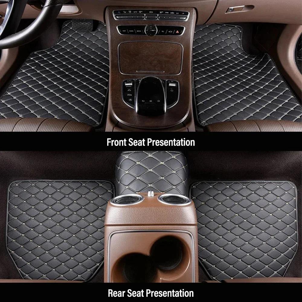 4 PCS Universal Style Car Floor Mat for PEUGEOT 206 307SW 308 407 408 508sw 208 2008 3008 4008 5008 Car Accessories Amagi