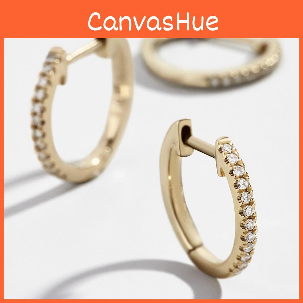 Copper Geometric Fashionable Earrings With Multicolor Rhinestones Trendy Unique And