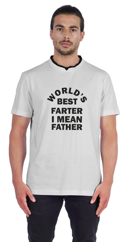 Inkmeso Grafisches Zitat "Weltbester Pupser Ich meine Vater" T-Shirt Für den besten Papa Herren Trikot