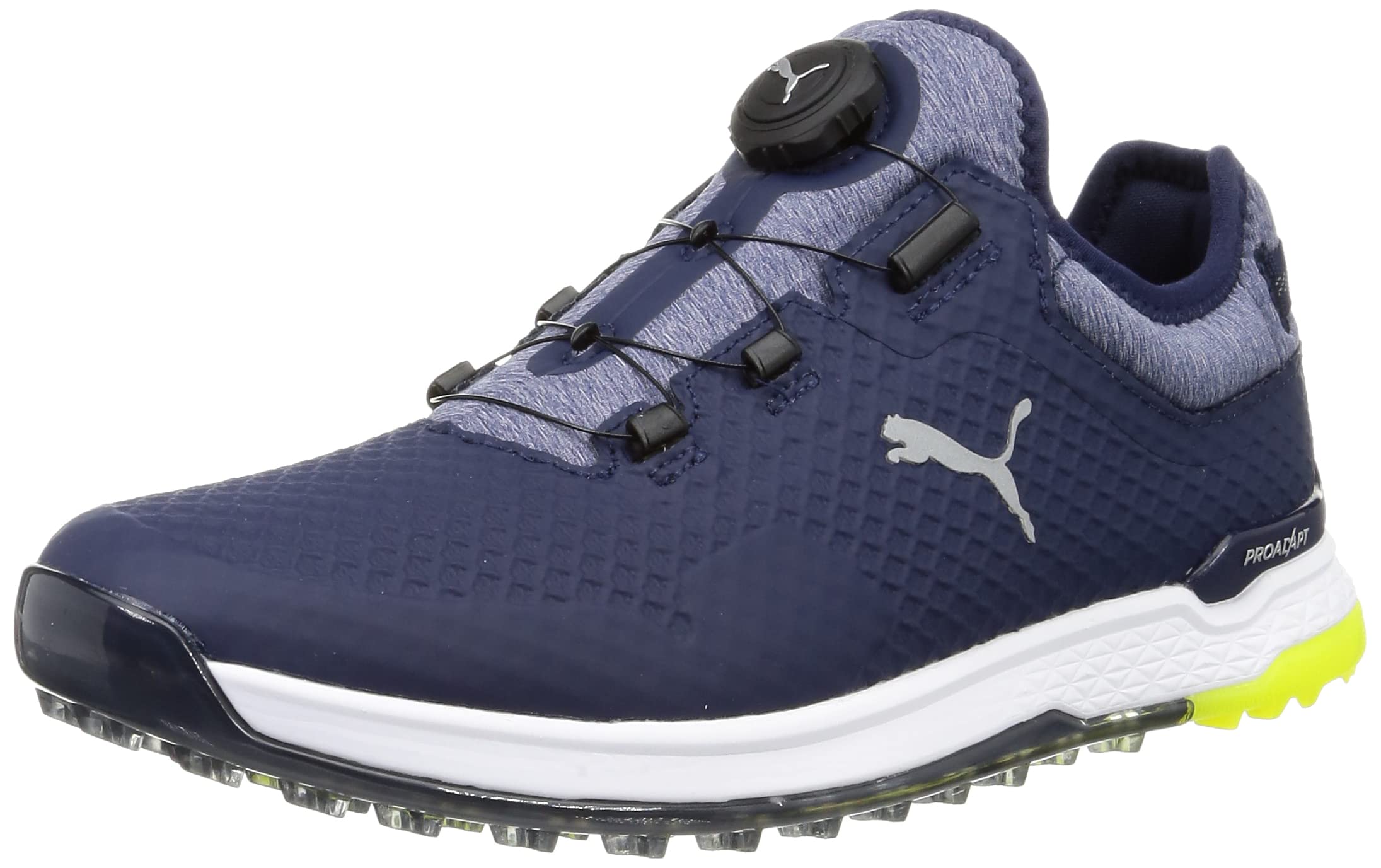 

Golf Shoes ProAdapt Alpha Cat Disc Yellow cm [PUMA] Men s Peacoat/PUMA Silver/Safety 26.0