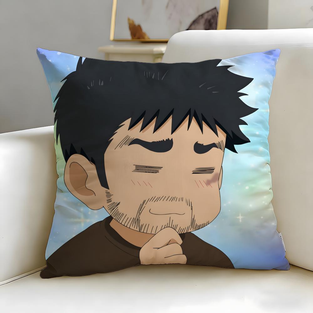 Solo Camping for Two Cushion Cover Soft & Easy-Wash Pillow Case – Versatile for Couch, Bed, Travel and Office