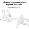 Compacts Bike Chain Wear Detector Stainless Steel Cycling Chain Gauges Suitable for Various Chain Size