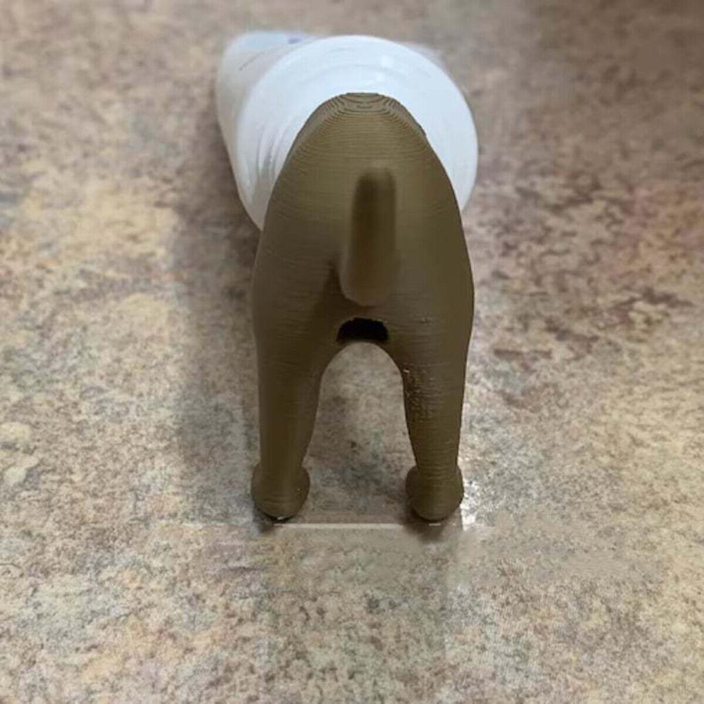 Οδοντόκρεμα Topper Pooping Dog Butt Toothpaste Squeezer Toothpaste Cap Dispenser