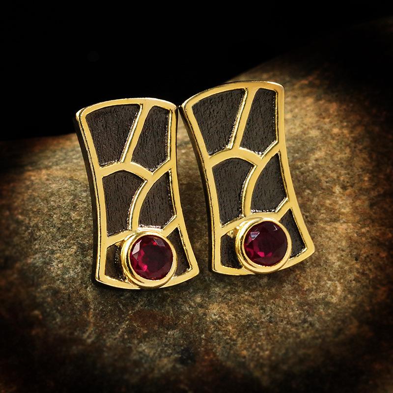 Hot Ring Two Color Personalized Creative Key Mens and Womens Rings Exaggerated Fashionable Handmade Jewelry