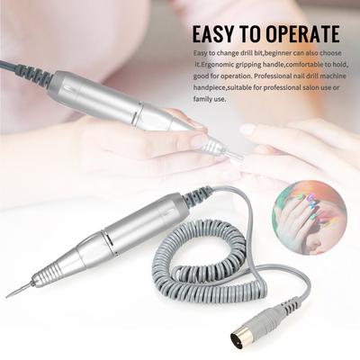 Professional Electric Nail Art Drill Pen Handle File Polish Grind Machine