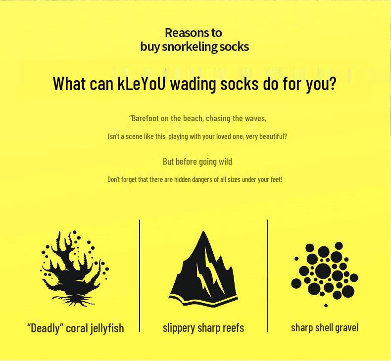 3MM Non-Slip Diving Socks - Waterproof, Warm, Long Tube Beach Socks for Men and Women