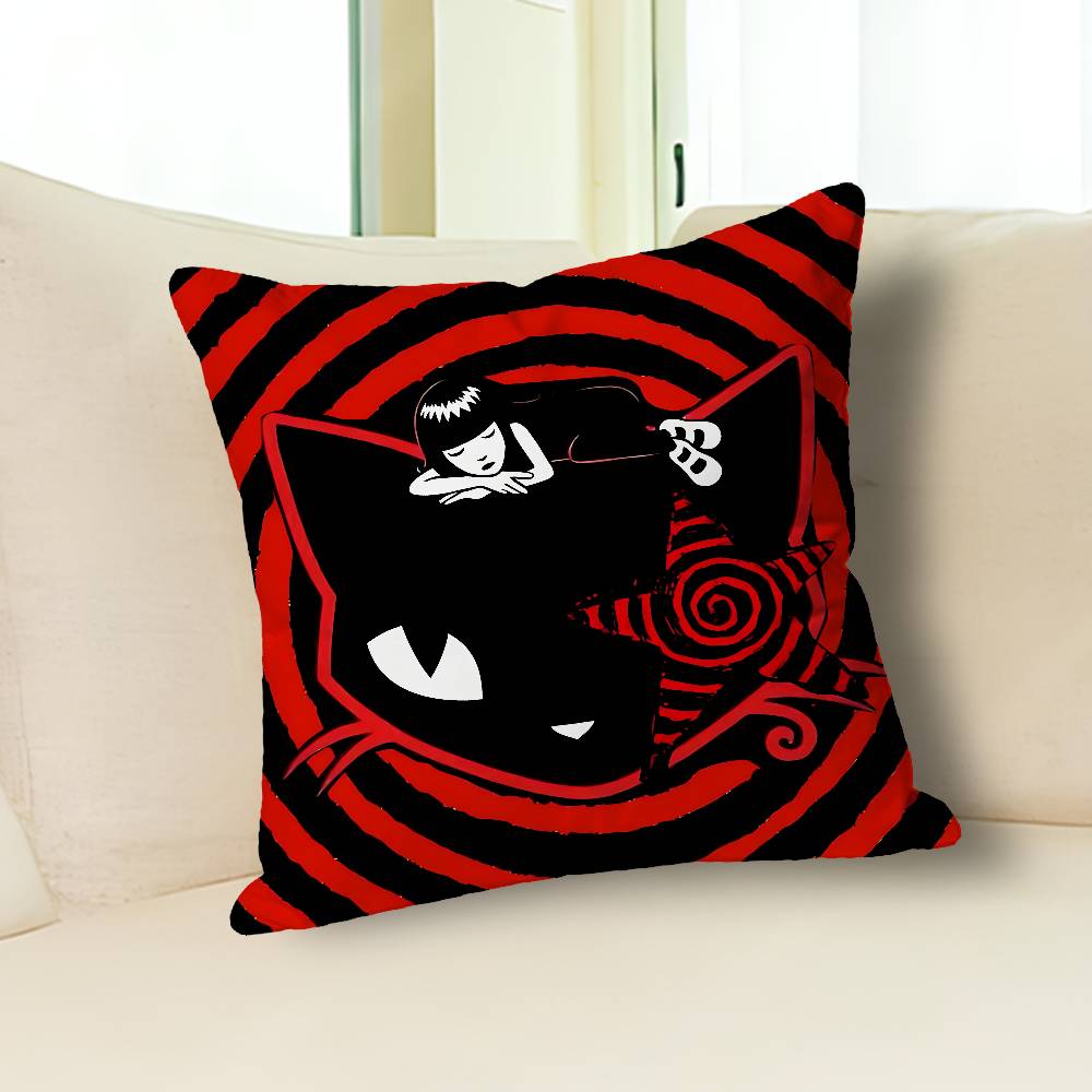 E-Emily The S-Stranges Pillow Cases for Bedroom Living Room Sofa Home Decor Polyester Cushion Cover with Zipper