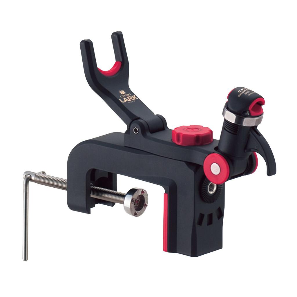 Daiichi Seiko Rutenhalter (Rutenauflage) Chibi Lerche Typ S Typ S Angeln Schwarz