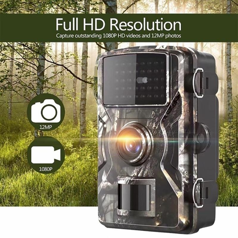 HD 1080P Hunting Trail Camera Wildlife Scouting Infrared Night Vision IP66 Waterproof HD Infrared Tracking Field Detection Camera Outdoor Camcorder