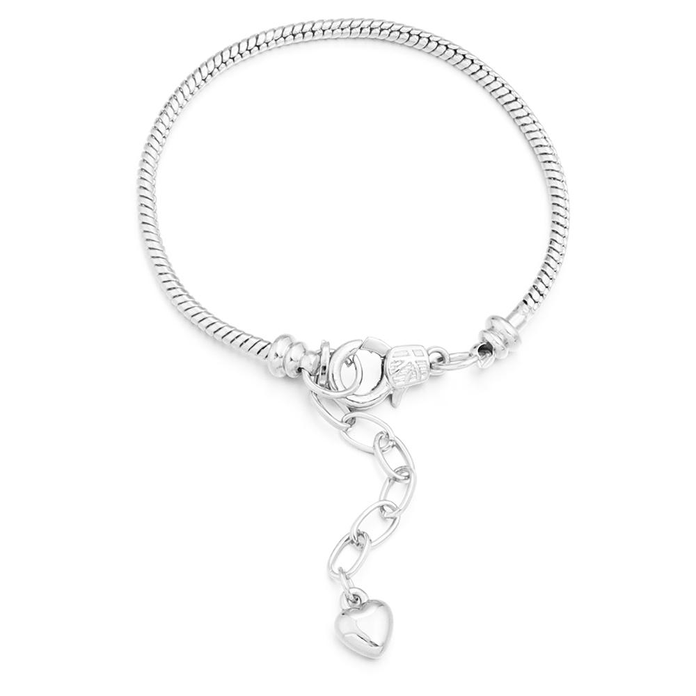 

1Pc Gold Silver Color Snake Bone Chains Bracelet Simple Metal Bracelet For Jewelry Making DIY Handmade Couple Bracelet Accessory срібний