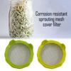 Screen Nursery Mason Jar Planters Sprouting Lid Seed Germination Filter Garden Supplies Sprouter