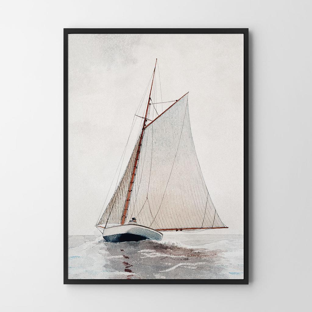 Poster Yacht Sailboat Boat