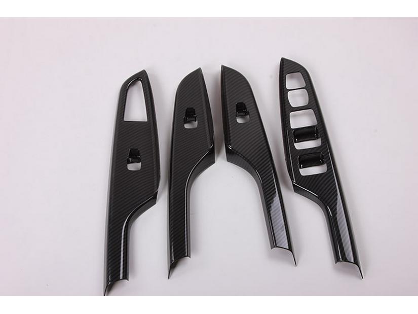 Encino Angsino 2018 – ABS Carbon Fiber Pattern Armrest Frame & Glass Switch Decoration