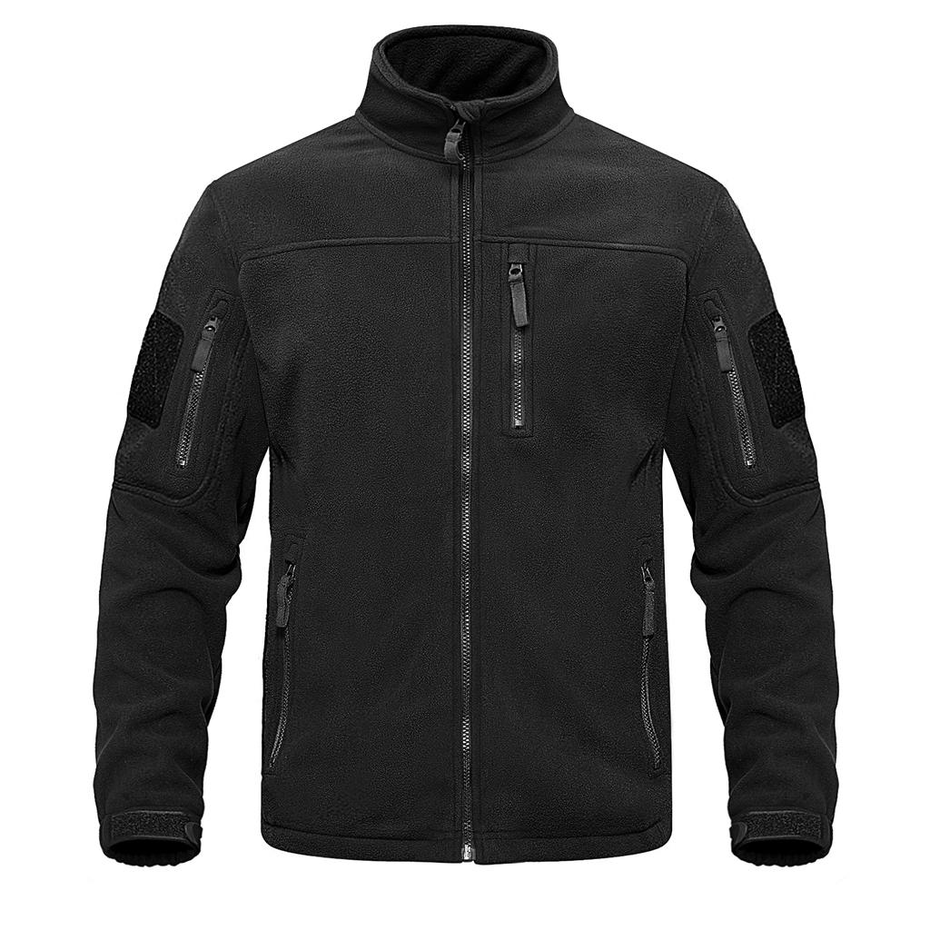 FiveFive Fleecová bunda Zateplené pracovné kabáty Pánske Vrecká na zips Bunda Turistika Tréning Outwear Vetrovka