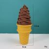 Simulation Ice Cream Model Decoration Fake Ice Cream Cone Food Mould Plastic Ornaments Window Sample Display Party Shooting Prop