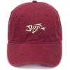 Lyprerazy Unisex's Baseball Cap Skeloton Fish Embroidery Hat Cotton Embroidered Casual Baseball Caps
