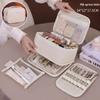 MDNG Double-Layer PU Makeup & Jewelry Storage Bag