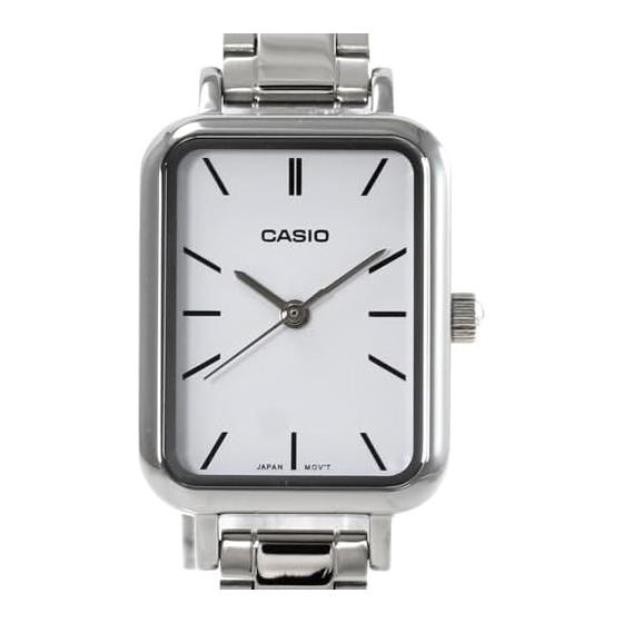 CASIO Casio Casio Standard Cheap Casio Chipkashi Watch Ladies Brass Metal Silver White LTP-V009D-7E [Parallel Import]