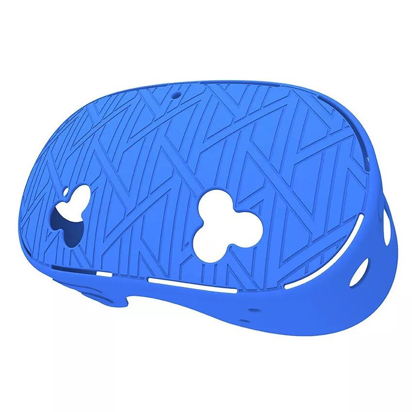 

Силіконова передня захисна кришка Skin Sleeve 2025 Upgrade для гарнітури Meta Quest 3S VR Glasses синій