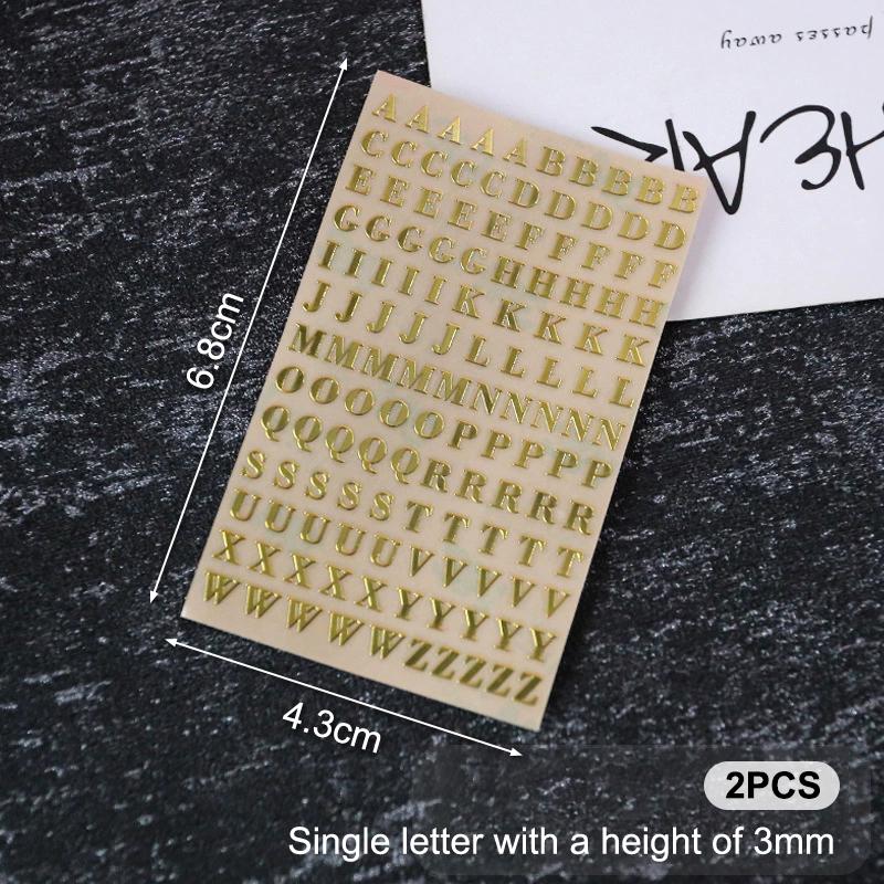 

2 шт. Металлические 26 Мини Алфавит Декор Наклейки Золотой Серебряный Наполнитель из Эпоксидной Смолы Для DIY Силиконовых Форм Изготовление Поделок Наполнители A1