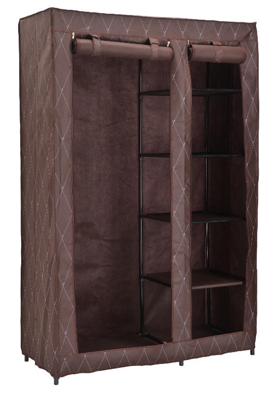 Textile Wardrobe, Folding Wardrobe, Clothes Hanger, Shelves
