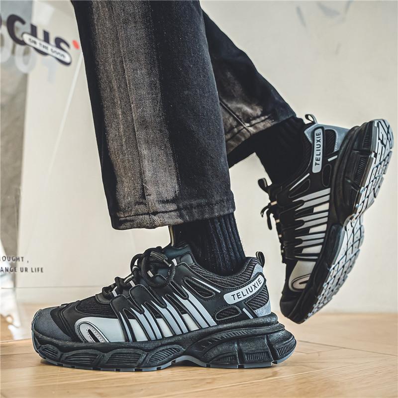 Teenagers Adults Anti Slip Wear-resistant Fashionable Retro Outdoor Thick Soled Running Shoes Sports Shoes Casual Shoes