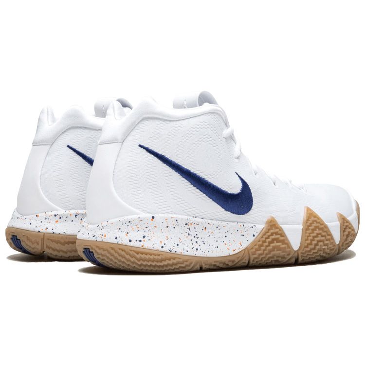 Nike Kyrie 4 Uncle Drew Pánské tenisky Bílá Hluboká královská modř Guma Světle hnědá 943806-100