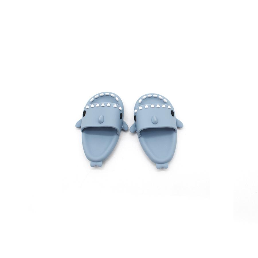 2Pcs Mini Pet Dress-Up Shark Shaped Slippers Cartoon Decorative Figure Shoes Ideal For Photoshoot