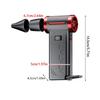 High Power 130000 RPM Portable Blower Fan Featuring 6 Adjusted Speeds Turbos Mode And LED Light Rechargeable Battery