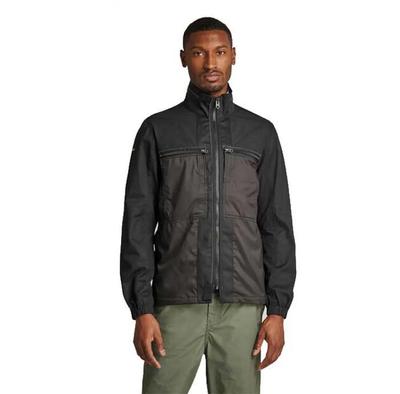 Fabric Mix Overshirt