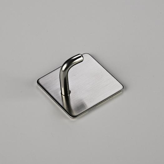 Kitchen Robe Bathroom Self-adhesive Towel Hooks Wall Hangers Hooks Anti-Skid Heavy-duty Waterproof Stainless Steel Hanging Hook